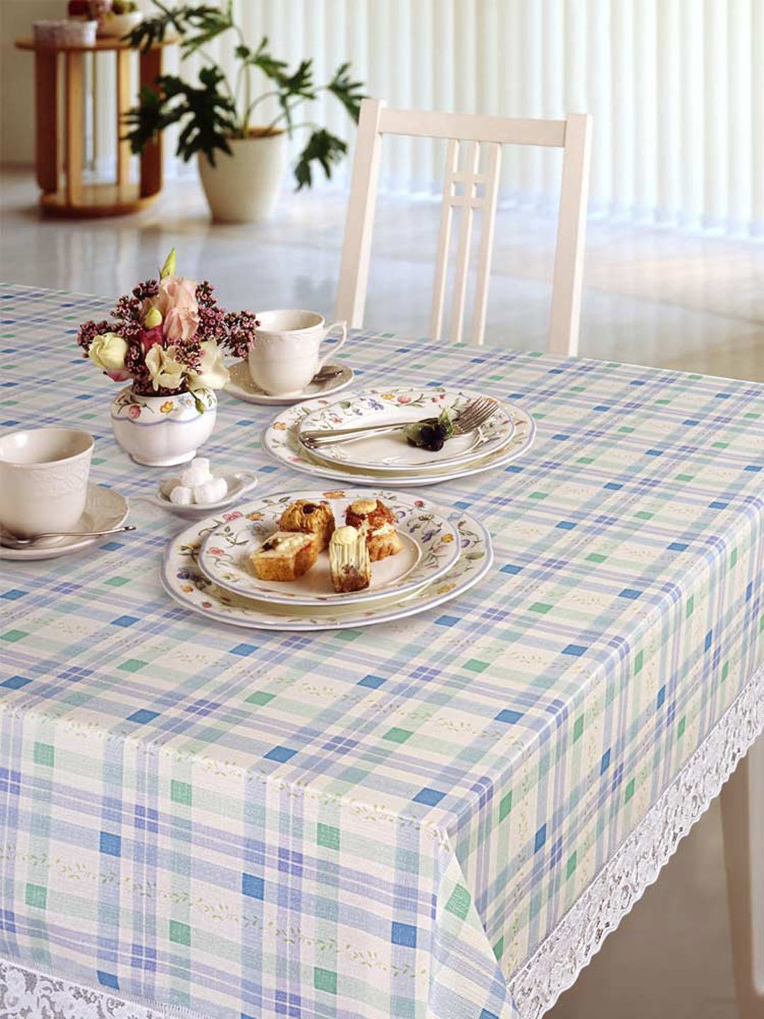 Freelance Blue PVC Set of 1 Table Cloth