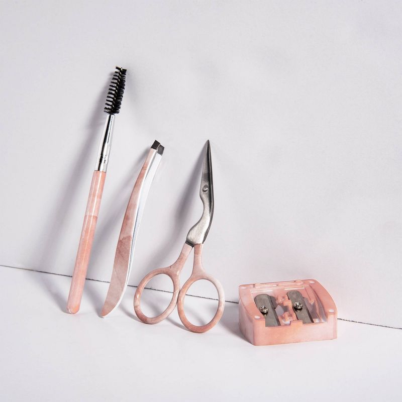 Trim Rose Quartz Brow Kit - 4pc