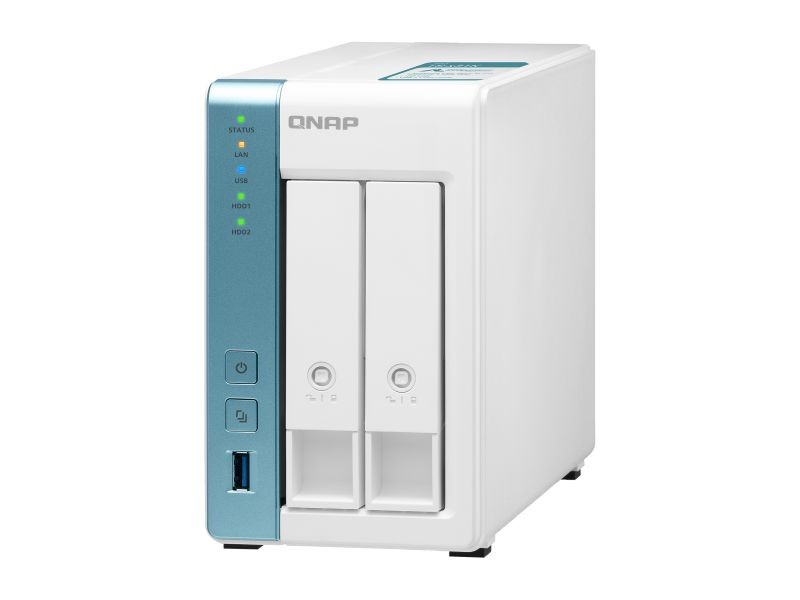 QNAP 4-Bay Personal Cloud NAS for Backup and Data Sharing 4-core 1.7GHz 1GB RAM w/ Lockable Drive Tray TS-431K-US