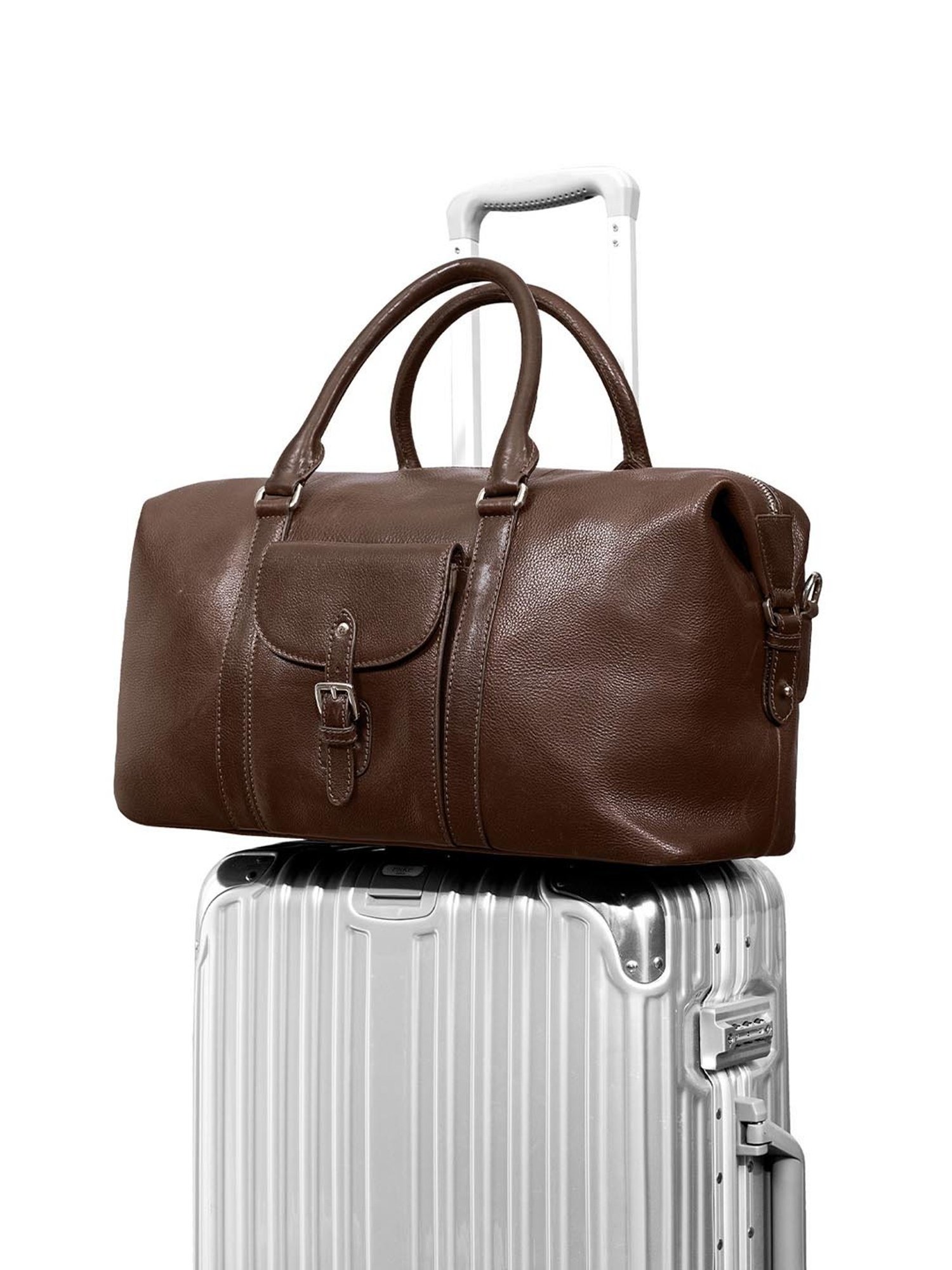 Eske Paris Brown Large Duffle Bag
