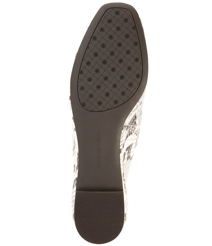 Antonio Melani Bayline Snake Print Leather Loafers