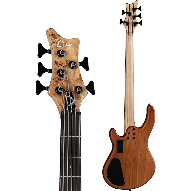 Dean Edge Pro Select Burled Poplar Electric Bass Satin Natural