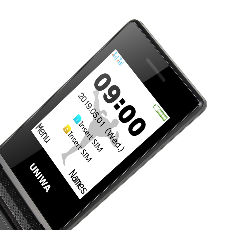 Madeng X28 Old Man Flip Mobile Phone GSM Senior Big Push-Button Flip Phone Dual Sim FM Radio Russian Hebrew Keyboard Cellphone