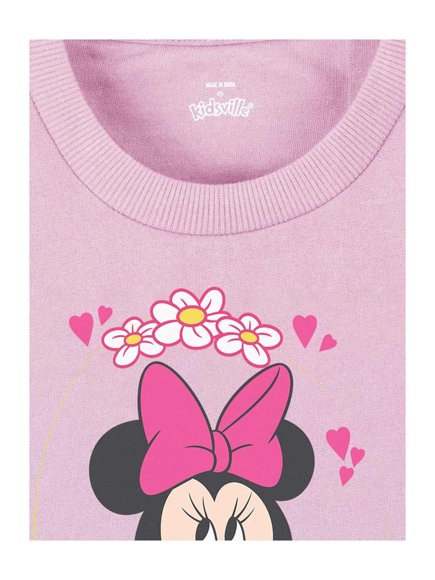 Mickey & Friends Printed Sweatshirt For Kids Girls