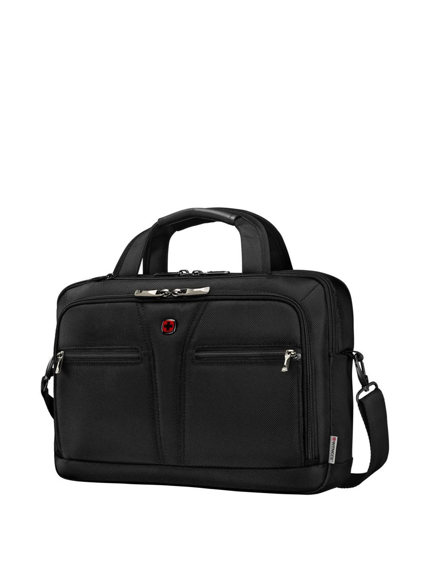 Wenger Black Polyester Small Laptop Messenger Bag