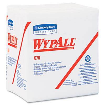 C-Wypall X70 Rag Rplmt Hydro Wpr 1/4Fld Whi 12/