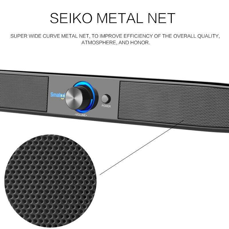 Home Theater Soundbar Wired Sound Bar Speaker System Subwoofer Stereo Super Bass