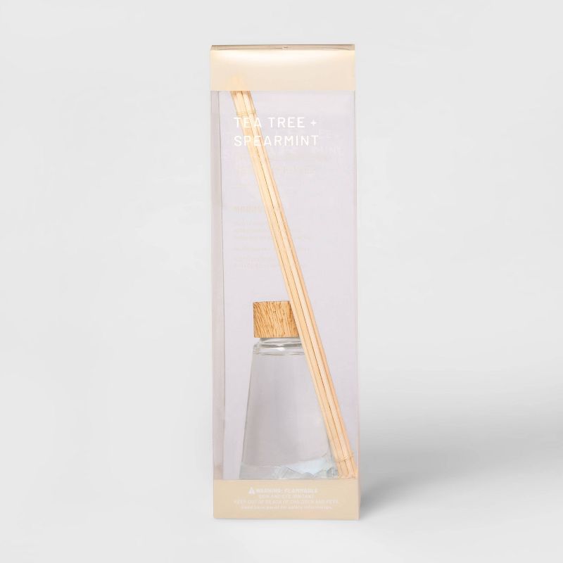 2.7 fl oz Oil Diffuser with Moonstone - Tea Tree & Spearmint - Project 62™