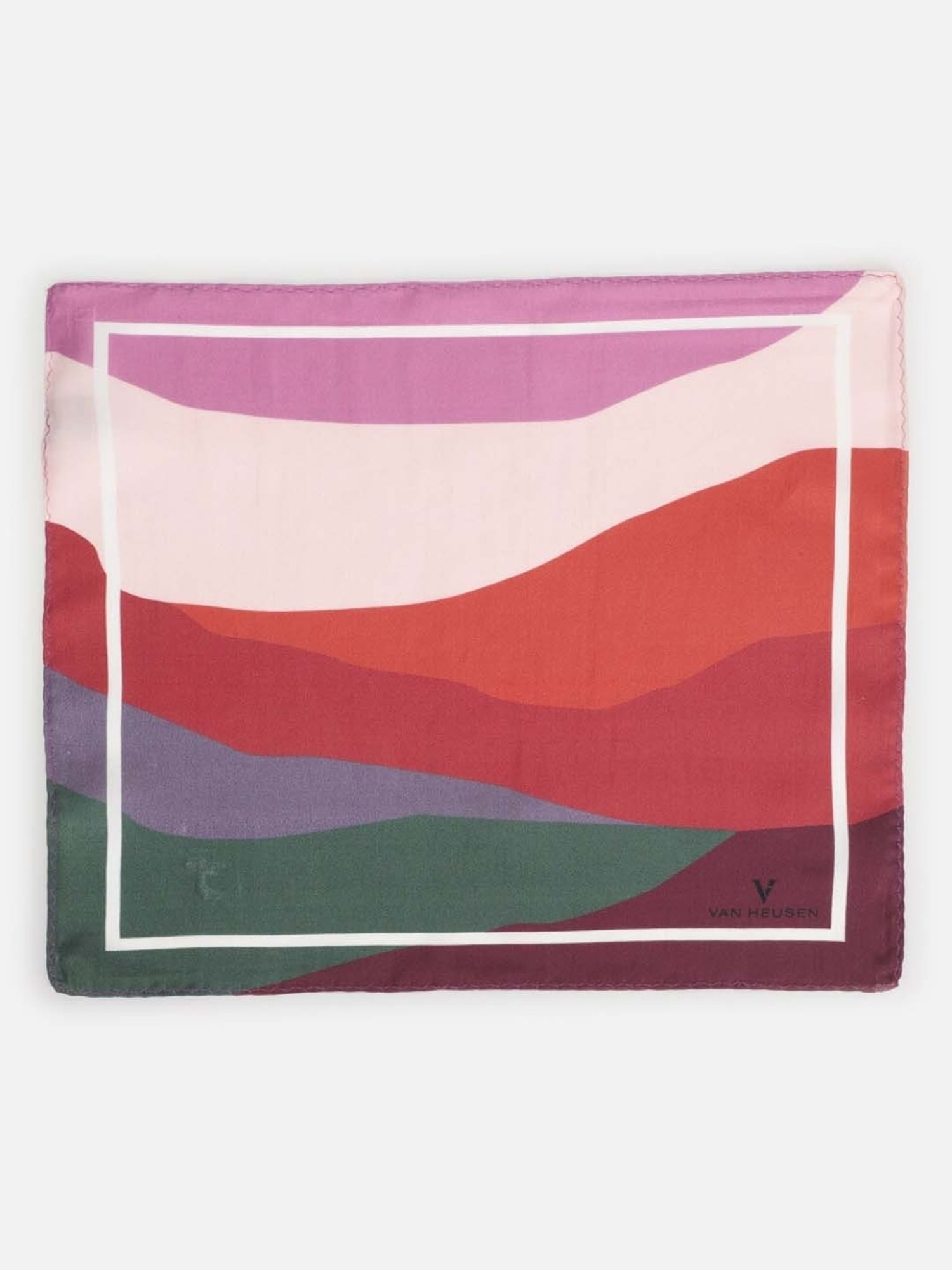 Van Heusen Multicolor Printed Pocket Square