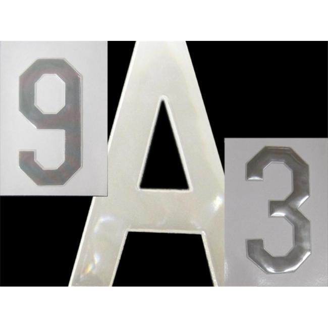 Bright Ideas RN1 Reflective sew on Numbers - 3 numbers
