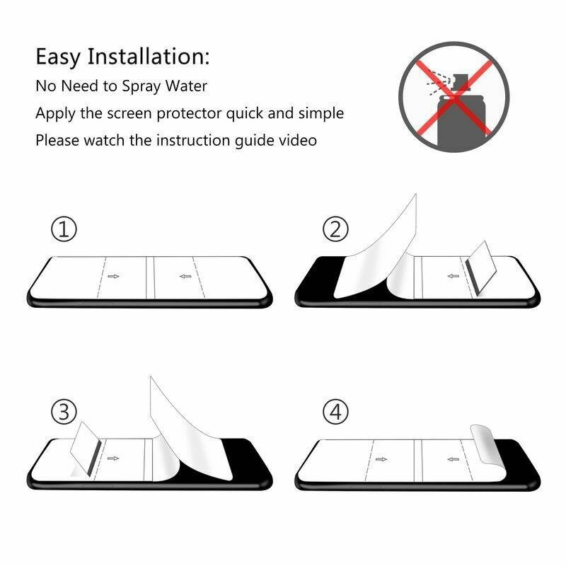 3 Pack Clear TPU Hydrogel Screen Protector Film Cover For  Galaxy A50