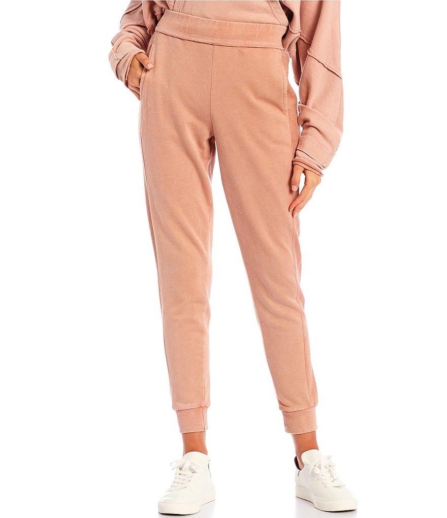 Angie High Rise Stripe Cargo Jogger Pants