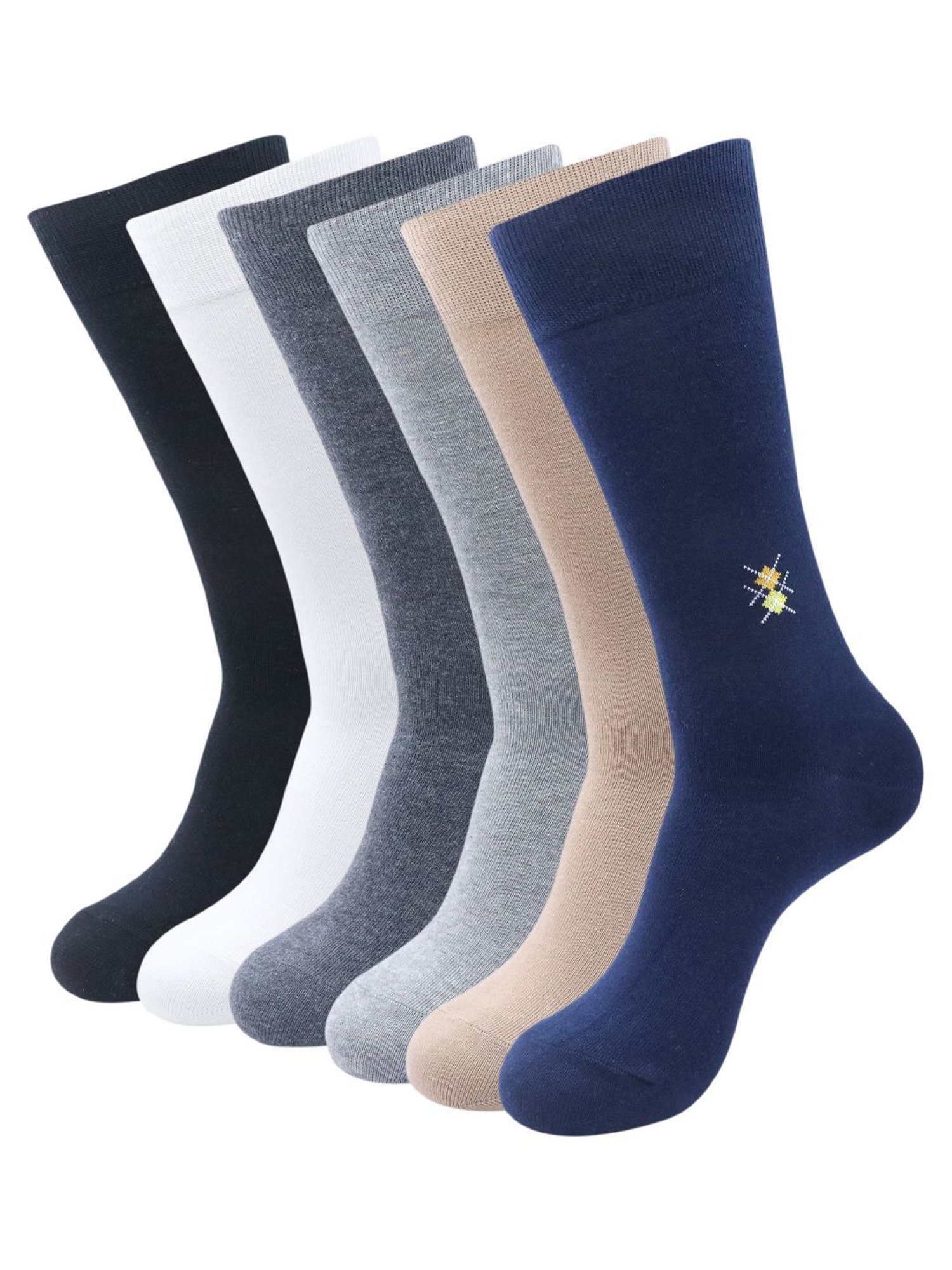 Balenzia Multicolor Free Size Socks - Pack of 6
