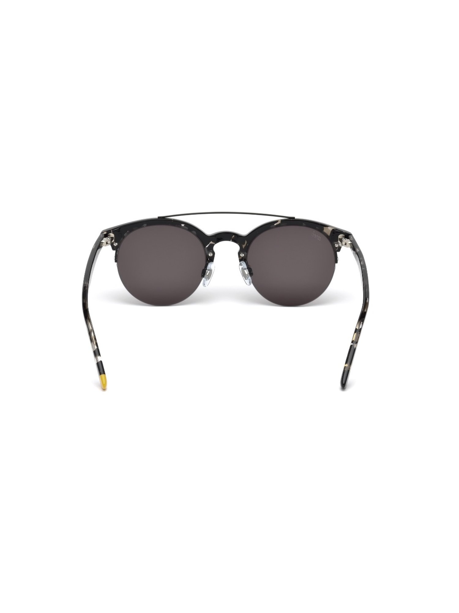 WEB EYEWEAR Grey Oval Unisex Sunglasses