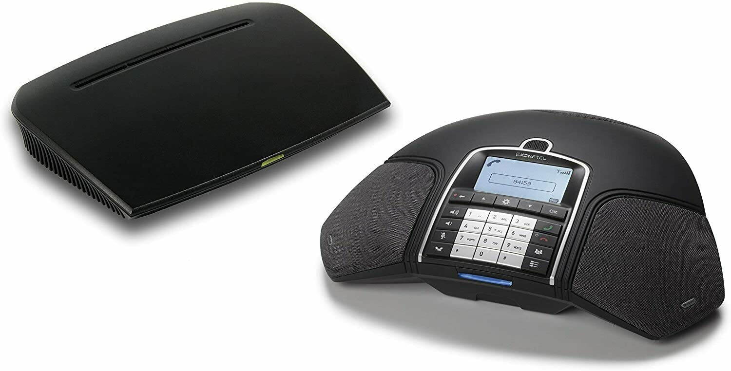 Konftel 300Wx Analog cordless conference phone IP DECT Base 840101077 Opened