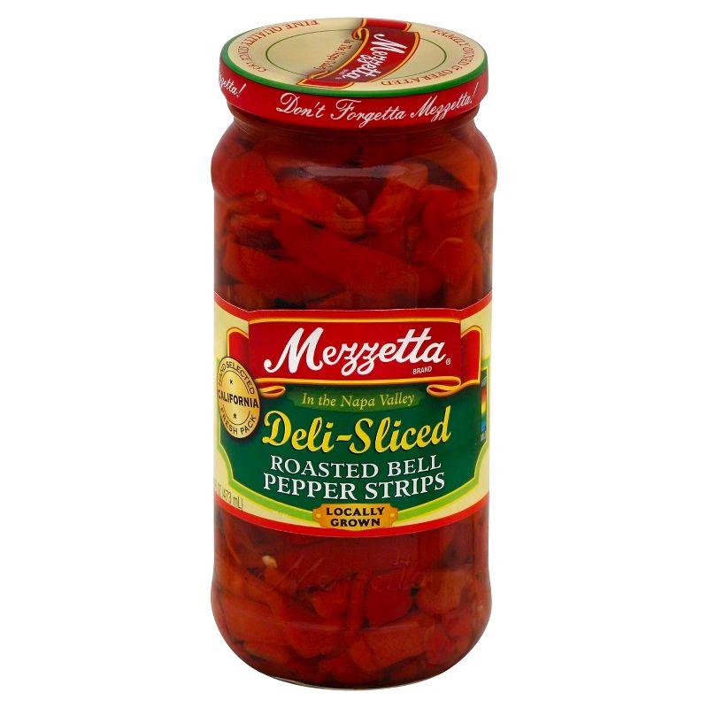 Mezzetta Deli Sliced Roasted Bell Pepper Strips - 16oz
