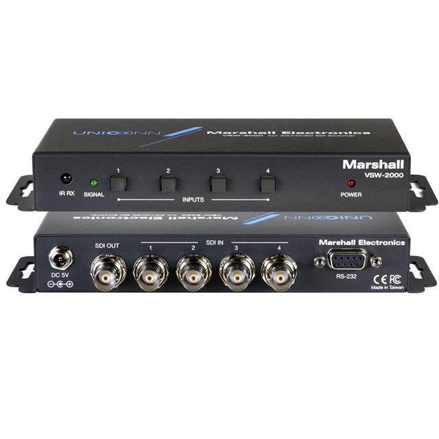 Marshall Electronics VSW-2000 Seamless 4x1 3G/HD/SD-SDI Switcher