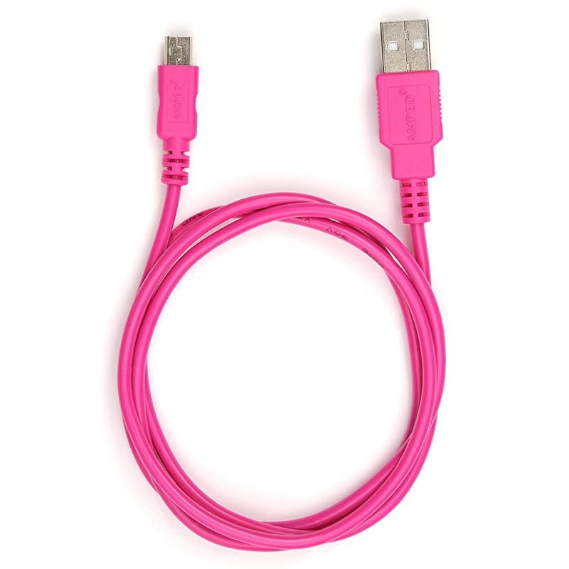 Premium OEM Quality Texas Instruments Graphing Calculator USB Charging Cable Designed for TI Nspire CX Nspire CX CAS TI 84Plus C and TI 84Plus CE Graphing Calculator Pink