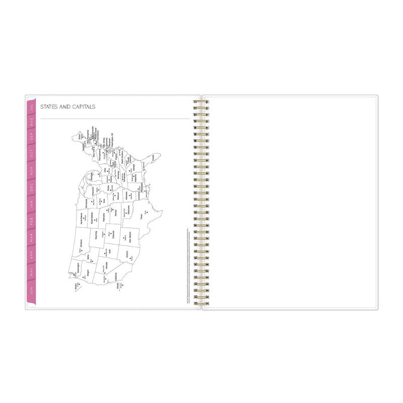 2021-22 Academic Planner 8.5" x 11" Flexible Cover Weekly/Monthly Wirebound Rose - The Home Edit