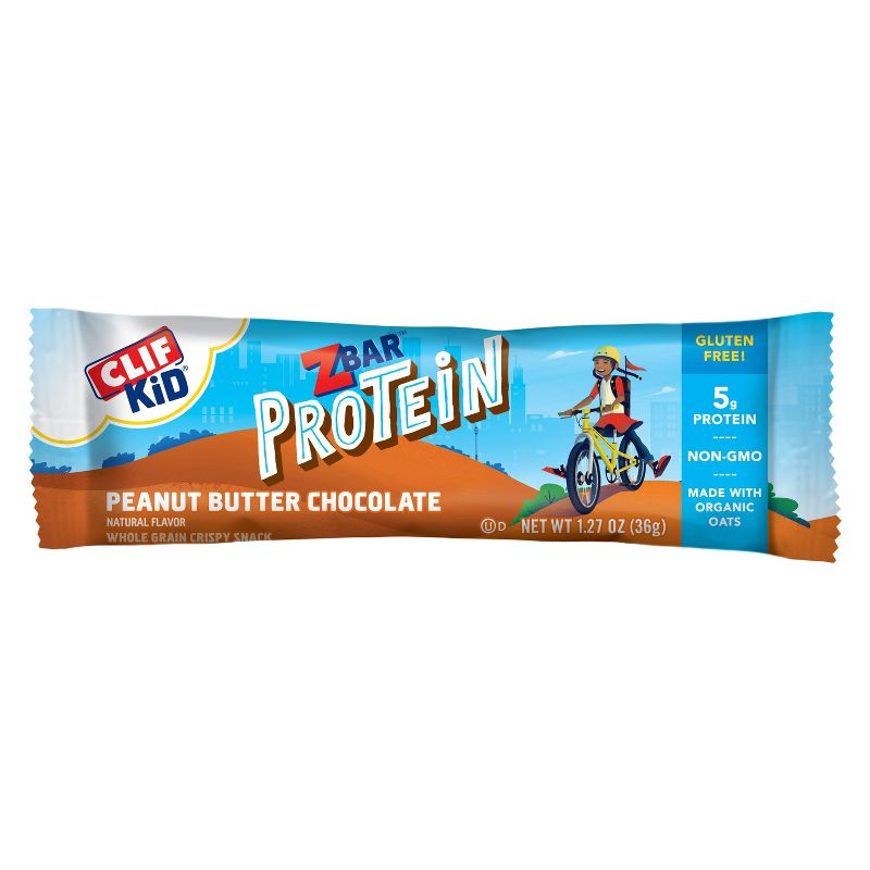 CLIF Kid ZBAR Protein Chocolate Peanut Butter Snack Bars - 10ct