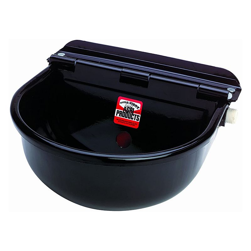 Little Giant 88ESW Epoxy-Coated Heavy-gauge Steel All Purpose Automatic Stock Waterer, Black