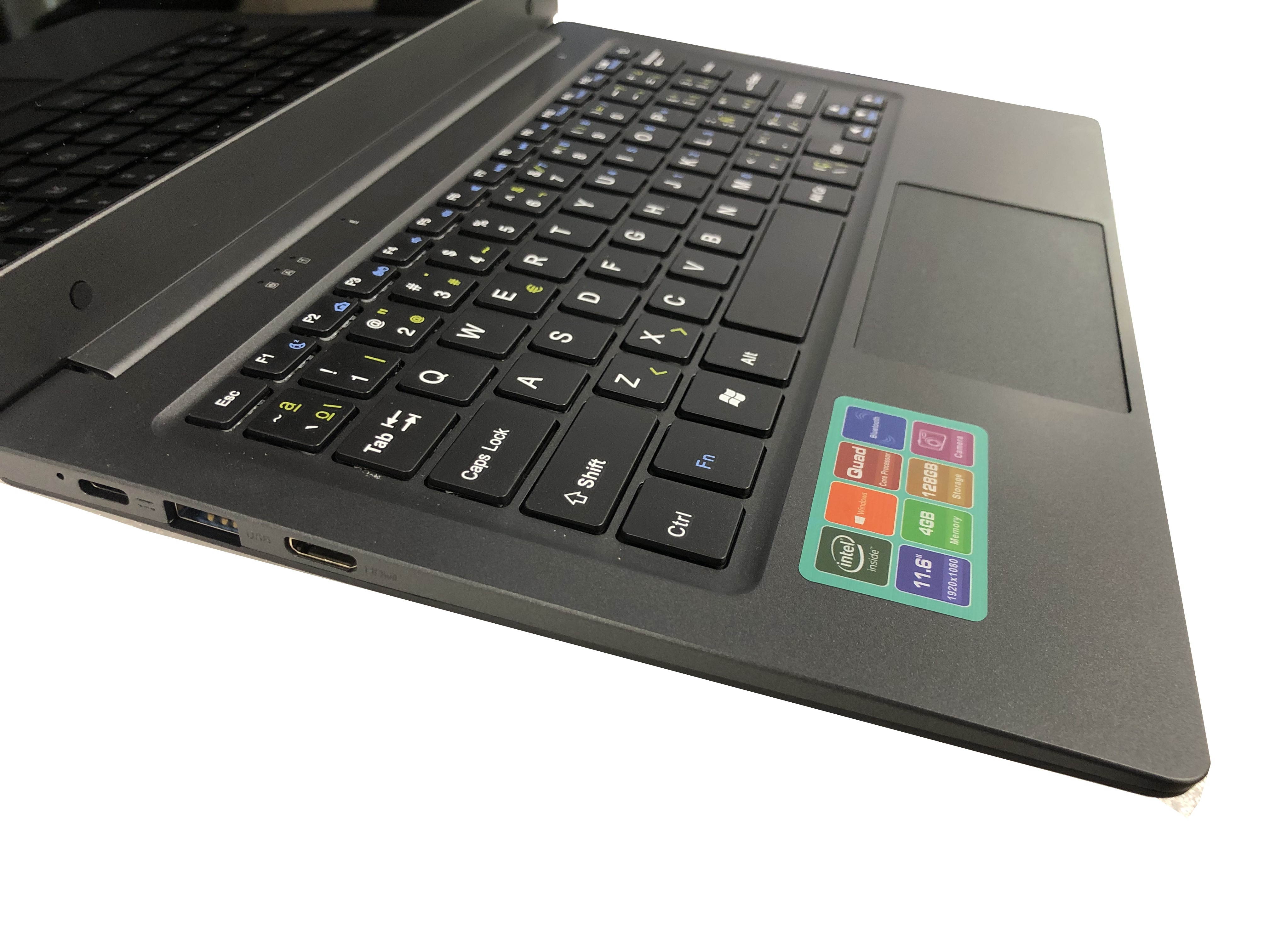 iView Classmate 116J3710 11.6&rdquo; 4GB/128GB, Windows 10 Pro, Matte Black