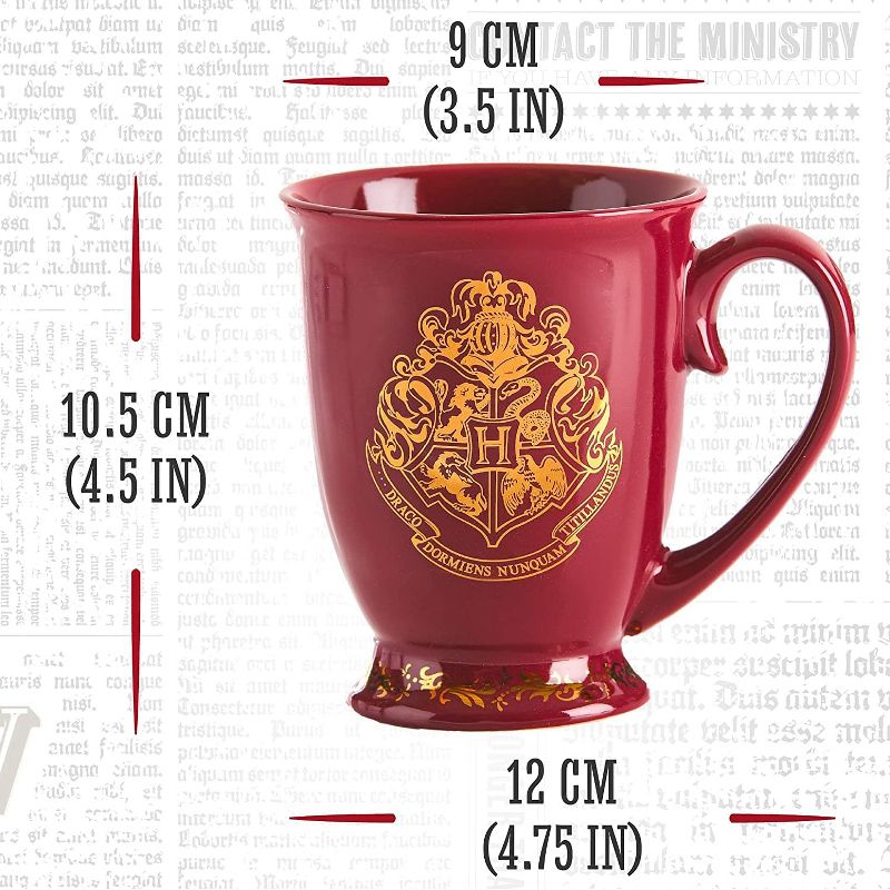 Paladone Products Ltd. Harry Potter Hogwarts Crest 8.8 Ounce Ceramic Mug