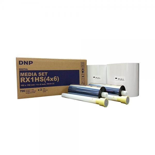 DNP Print Media for DS-RX1HS Printer - 4x6 700 Prints Per Roll (1400 Total)