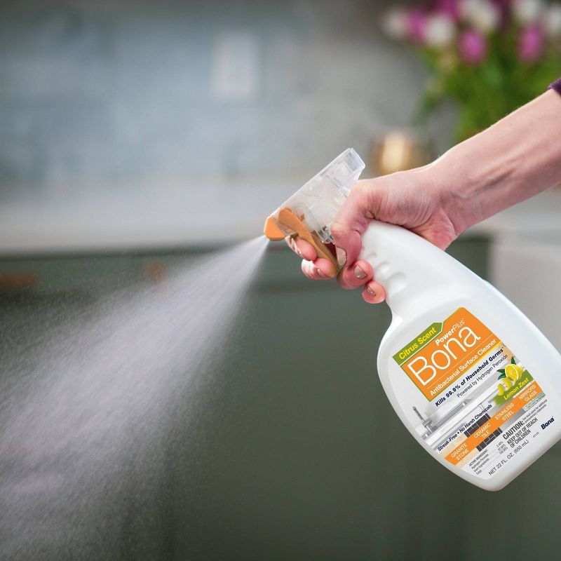 Bona PowerPlus Antibacterial Surface Cleaner - Lemon Zest - 22 fl oz
