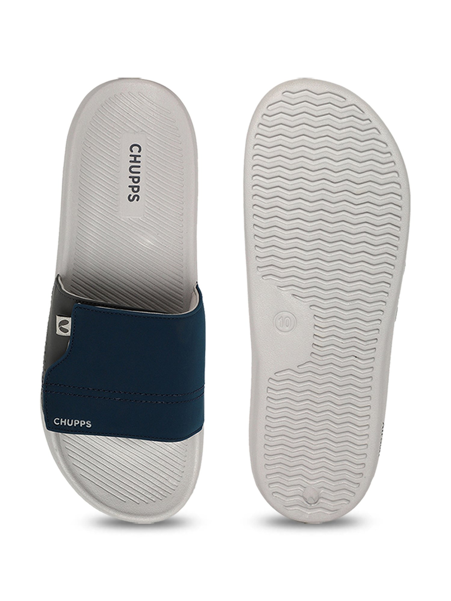 Chupps Men's Vapor AirSoft Navy Slides