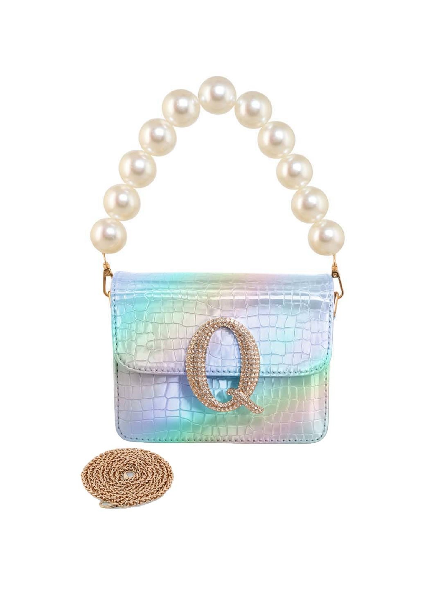 Esbeda Multicolor Textured Small Sling Handbag
