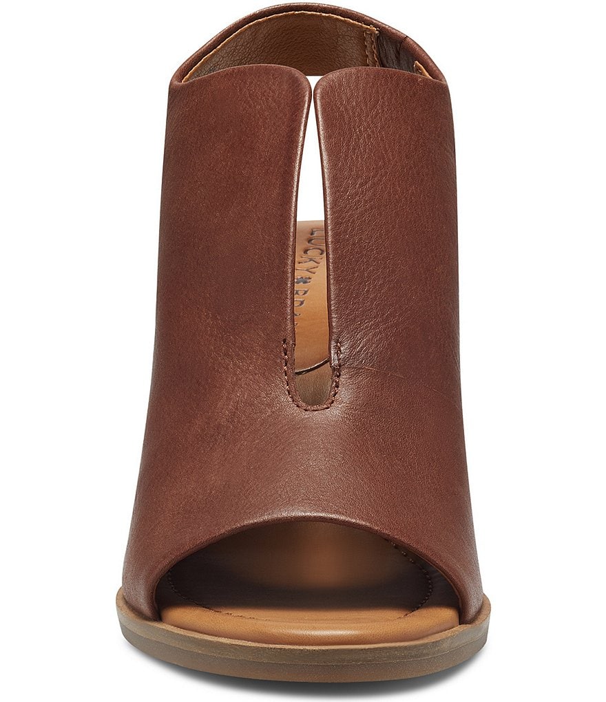 Lucky Brand Rhazy Leather Slingback Shooties