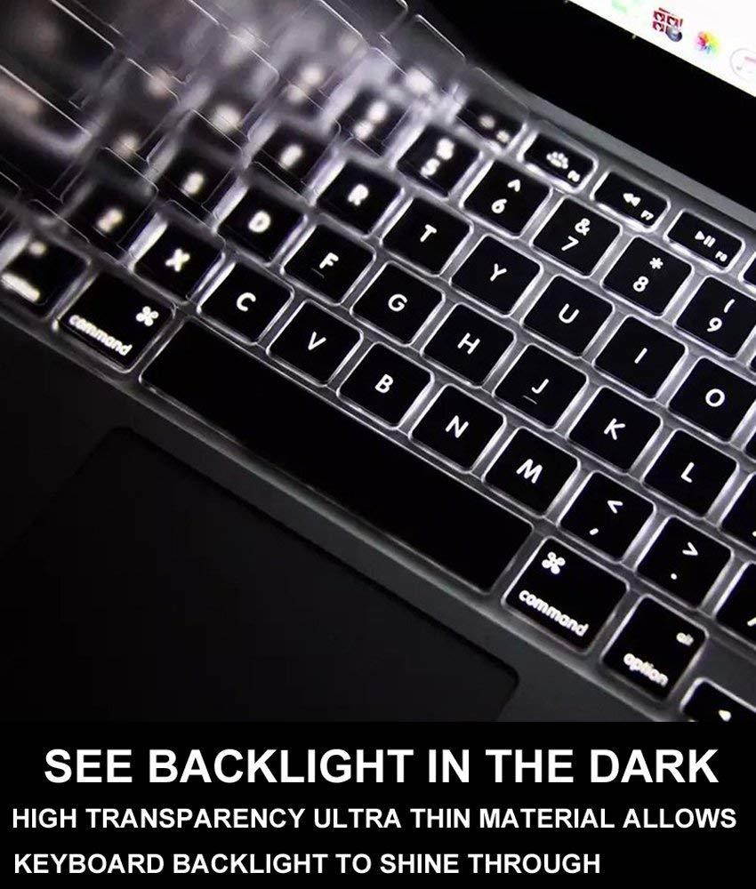 Premium TPU Dell Keyboard Cover Compatible Dell G3 G5 G7 15.6 inch Series, 15.6 inch Dell Inspiron 15 3000 5000 7000 Series, 2018 Flagship Dell Inspiron 17, 17.3 inch Dell Inspiron 17 5000 Series