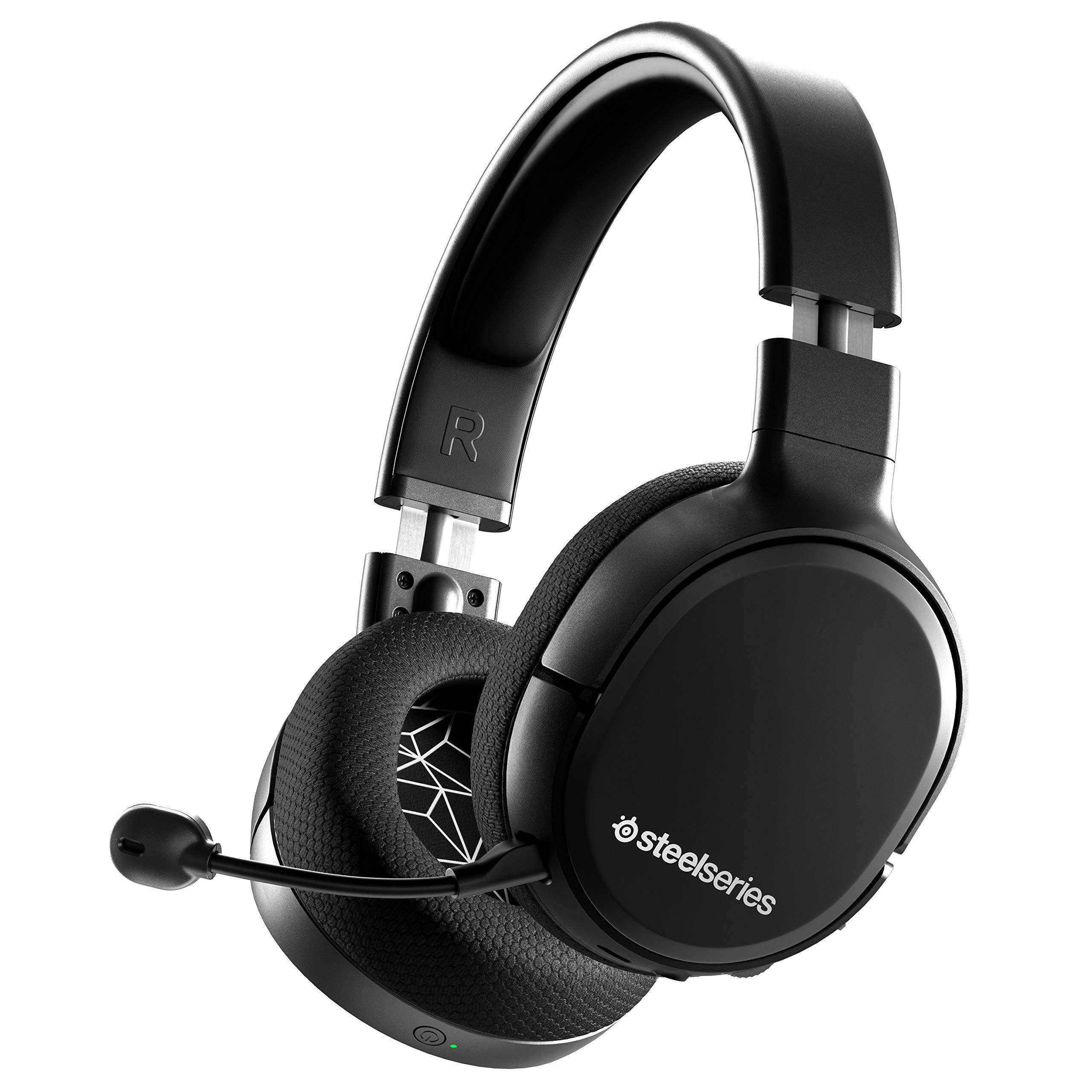 SteelSeries Arctis 1 Wireless Gaming Headset &ndash; USB-C Wireless &ndash; Detachable ClearCast Microphone &ndash; For Nintendo Switch and Lite, PS4, PC, Android &ndash; Black
