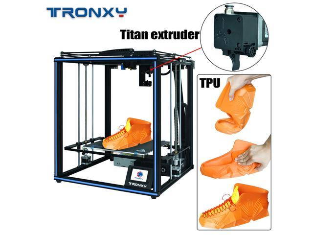2020 New X5SA Pro 3D Printer High Precision Large Build Size Double Axis External Guide Rail and Titan Extruder, TRONXY 3D Printer