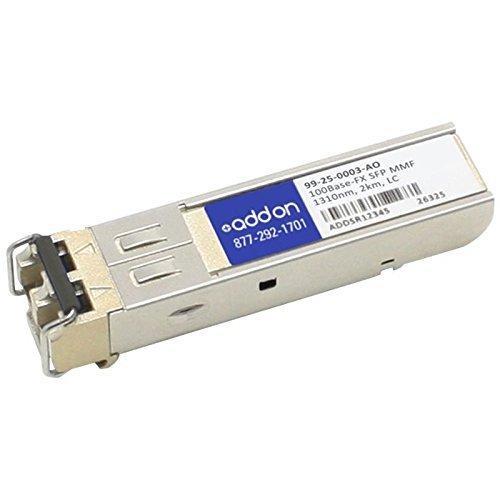 Addon Ruggedcom 99-25-0003 Compatible Taa Compliant 100Base-Fx Sfp Transceiver (Mmf 1310Nm 2Km Lc Rugged)