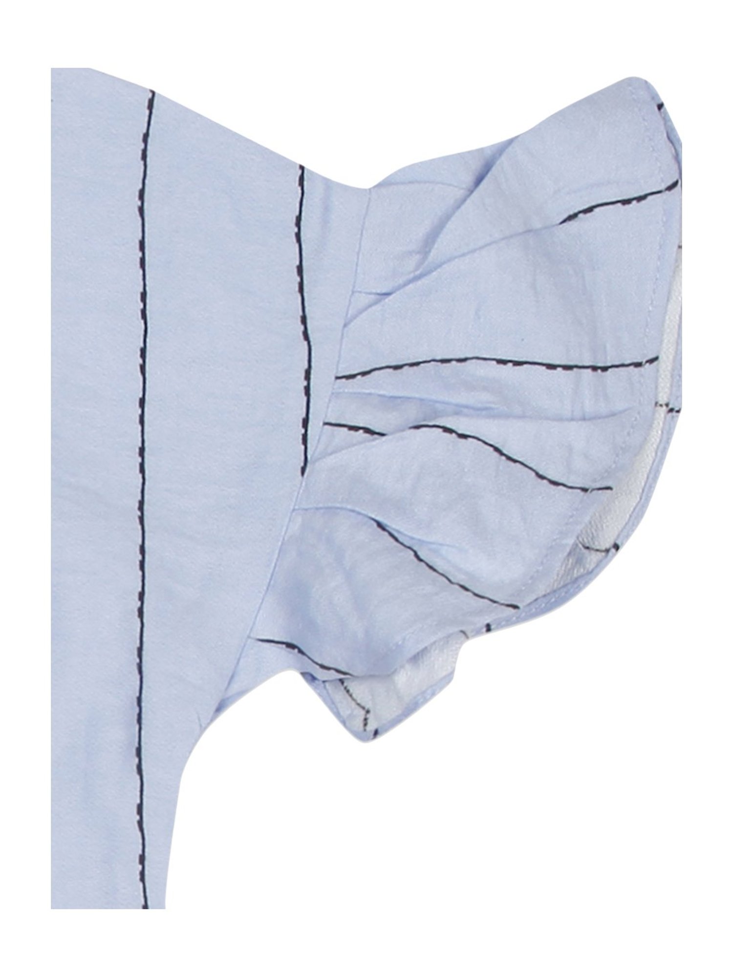 Tiny Girl Blue Printed Top