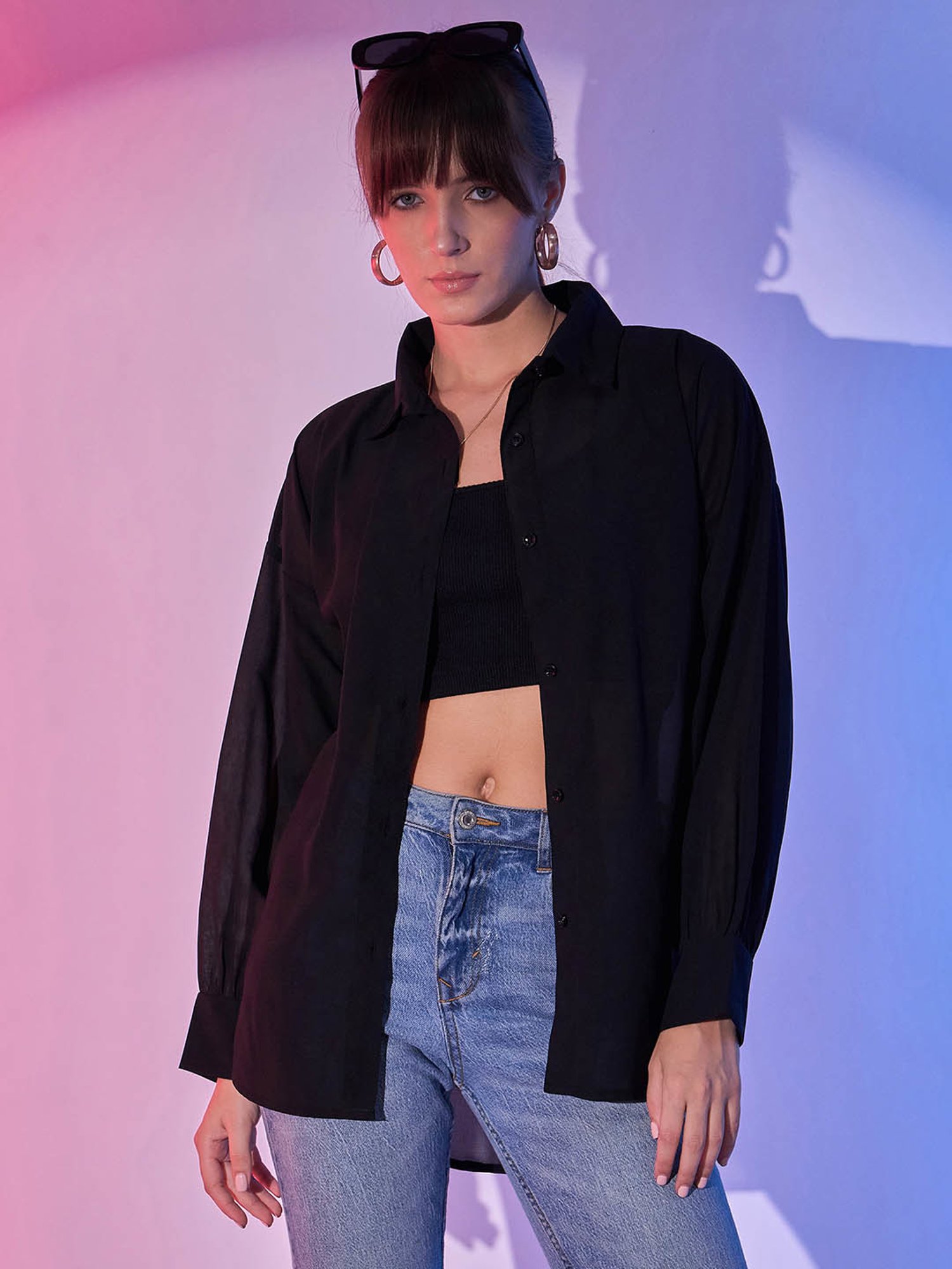 BUYNEWTREND Black Shirt