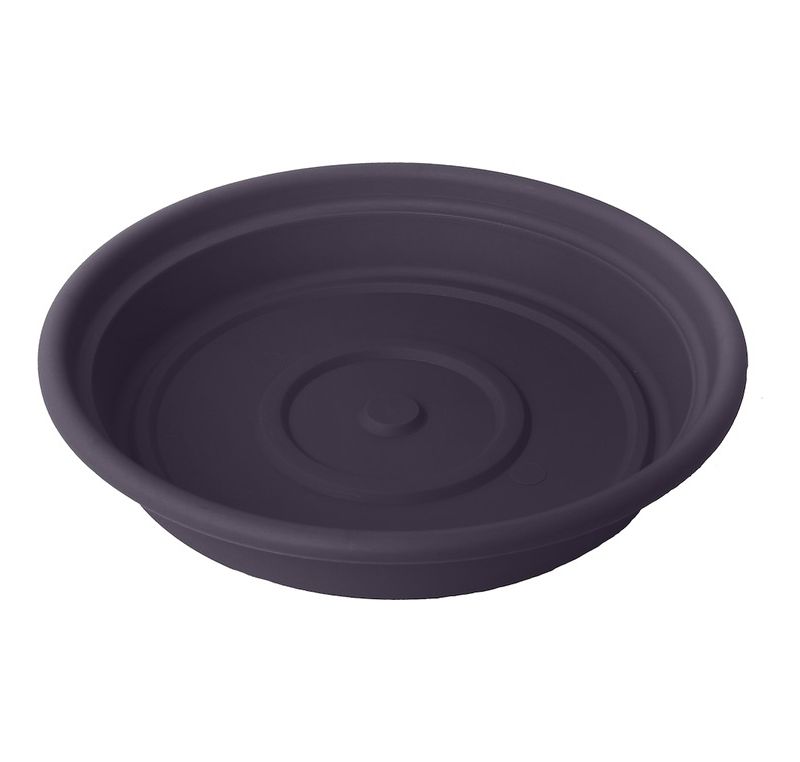 12" Dura Cotta Plant Saucer Peppercorn - Bloem