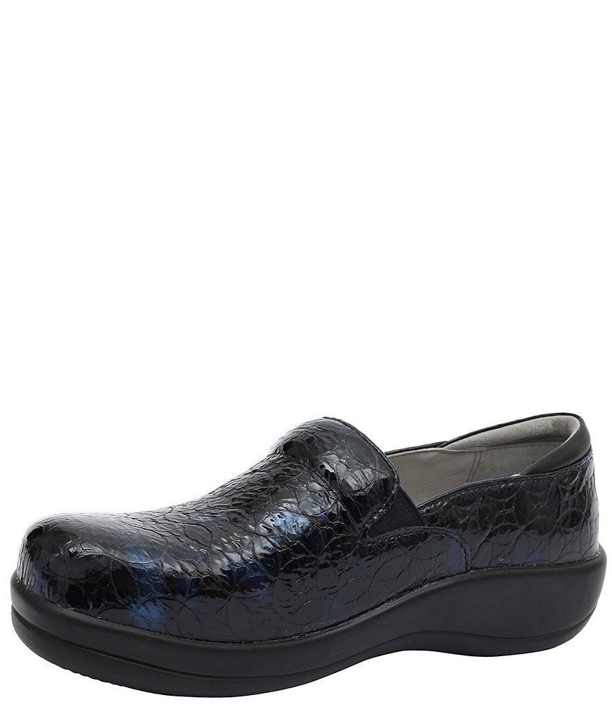 Alegria Keli Slip Resistant Slip-On Leather Clogs