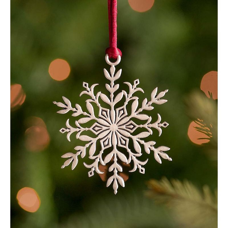 Solid Pewter Christmas Tree Ornament