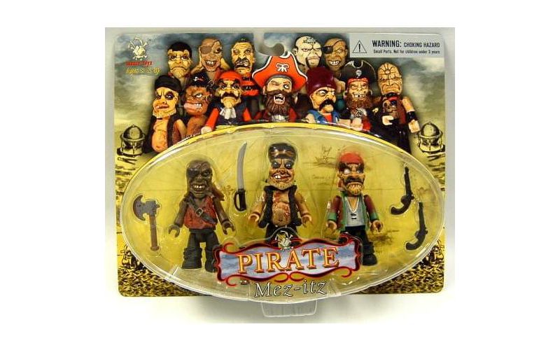 Mezco Toyz Pirate Mez Itz Figure Pack Of 3 Set D