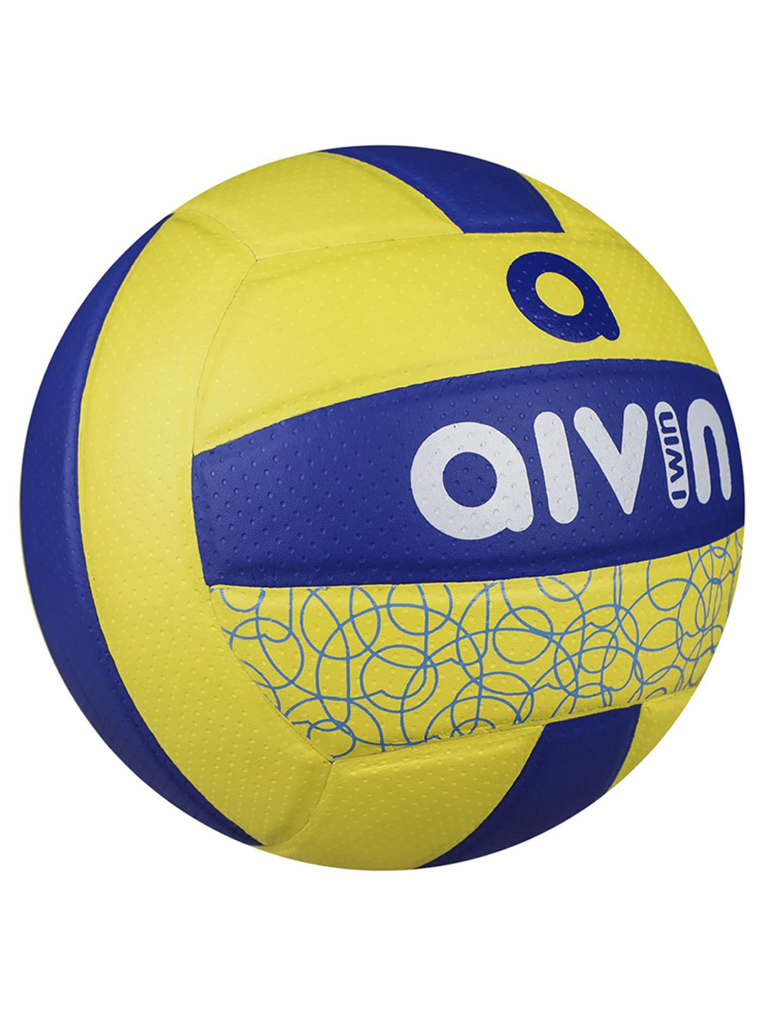 AIVIN Spectre Volleyball & Nivia Ball Pump Combo Pack (Mustard Yellow) Size - 4
