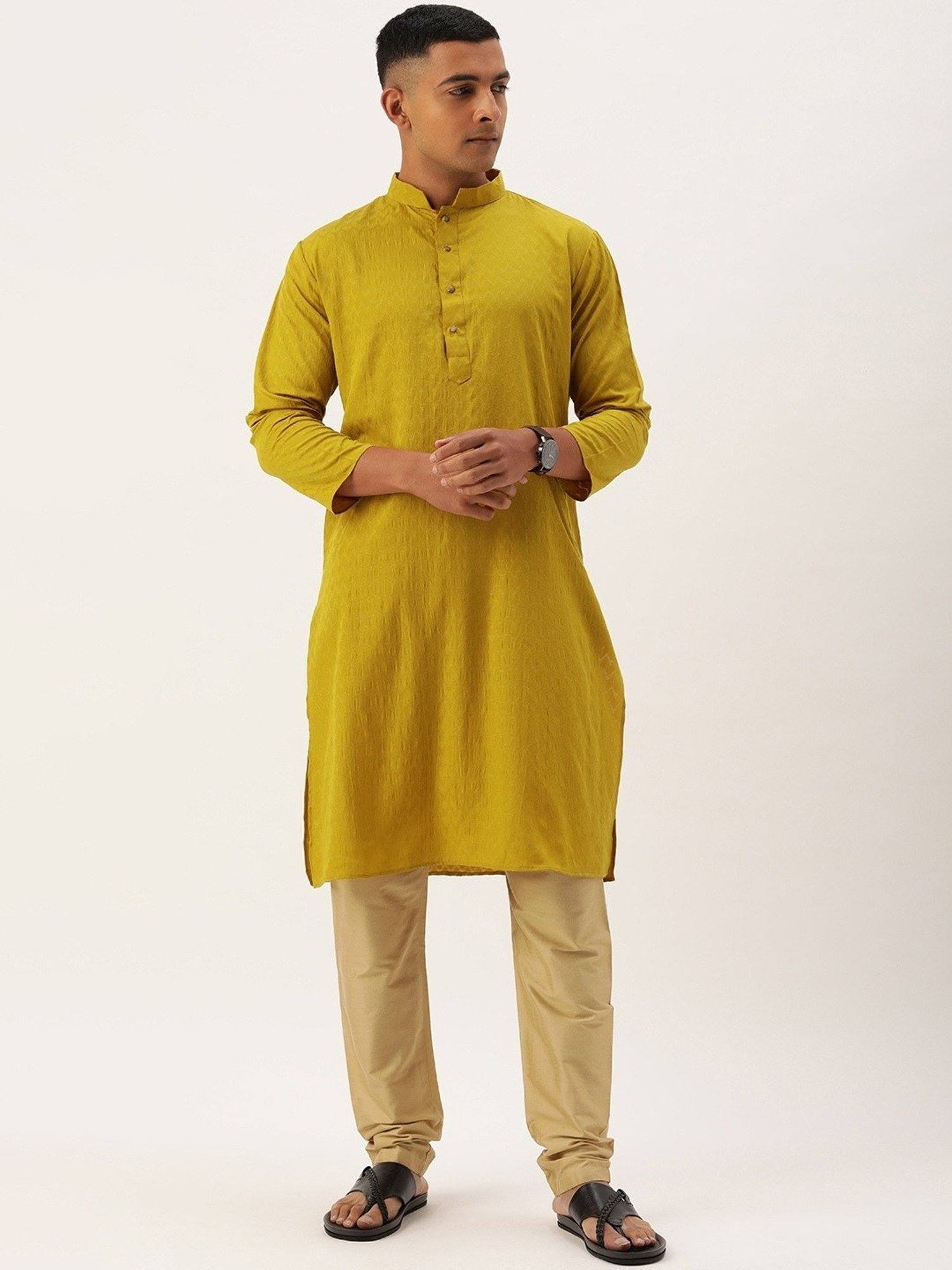SWAGG INDIA Yellow Regular Fit Kurta
