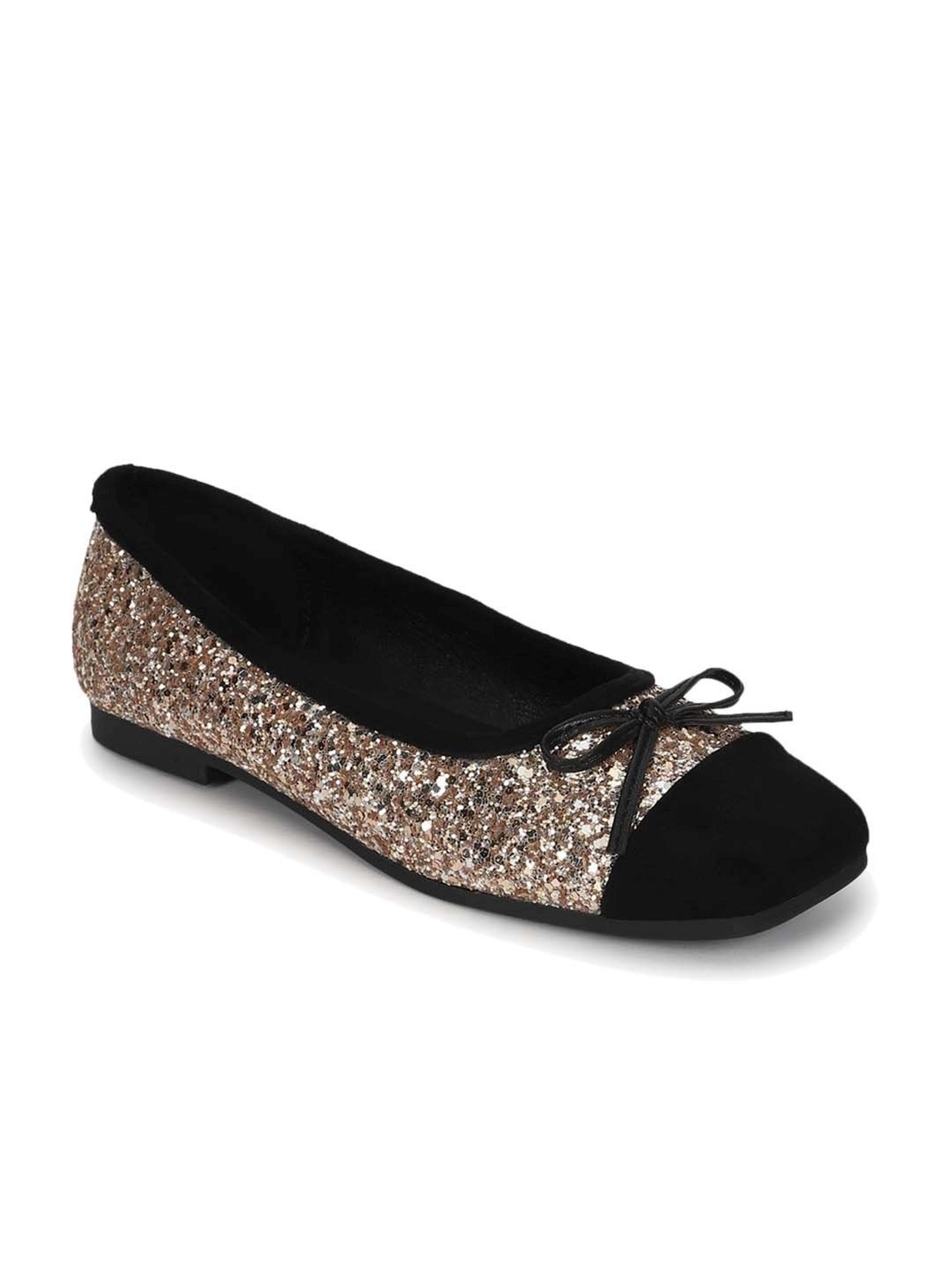 Truffle Collection Women's Golden Flat Ballets