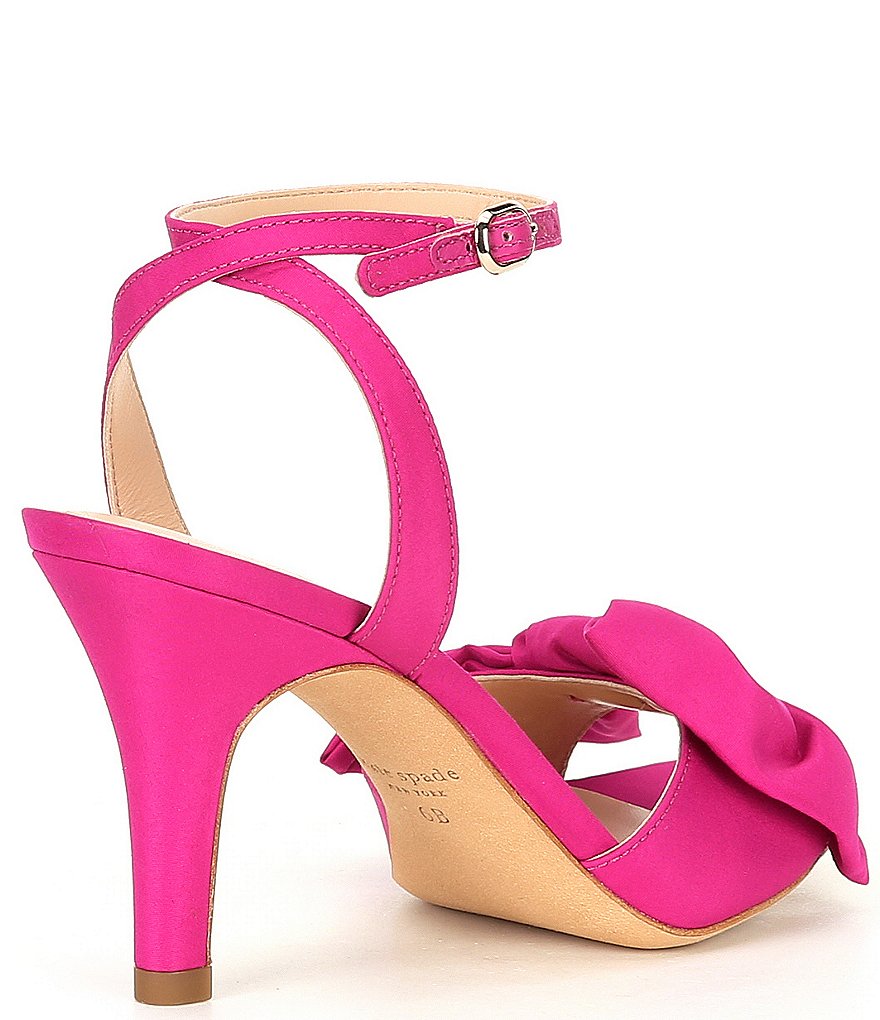 kate spade new york Gloria Bow Detail Ankle Strap Dress Sandals
