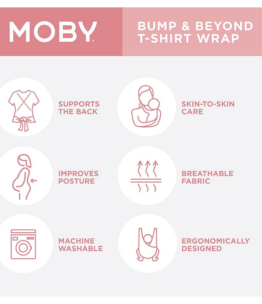 Moby Bump & Beyond Maternity T-Shirt Wrap