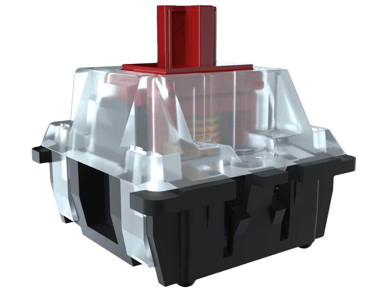 Gateron Optical Red Switch DIY Replaceable Switches for Mechanical Gaming Keyboard (70 PCS Red Switch) (Multiple)