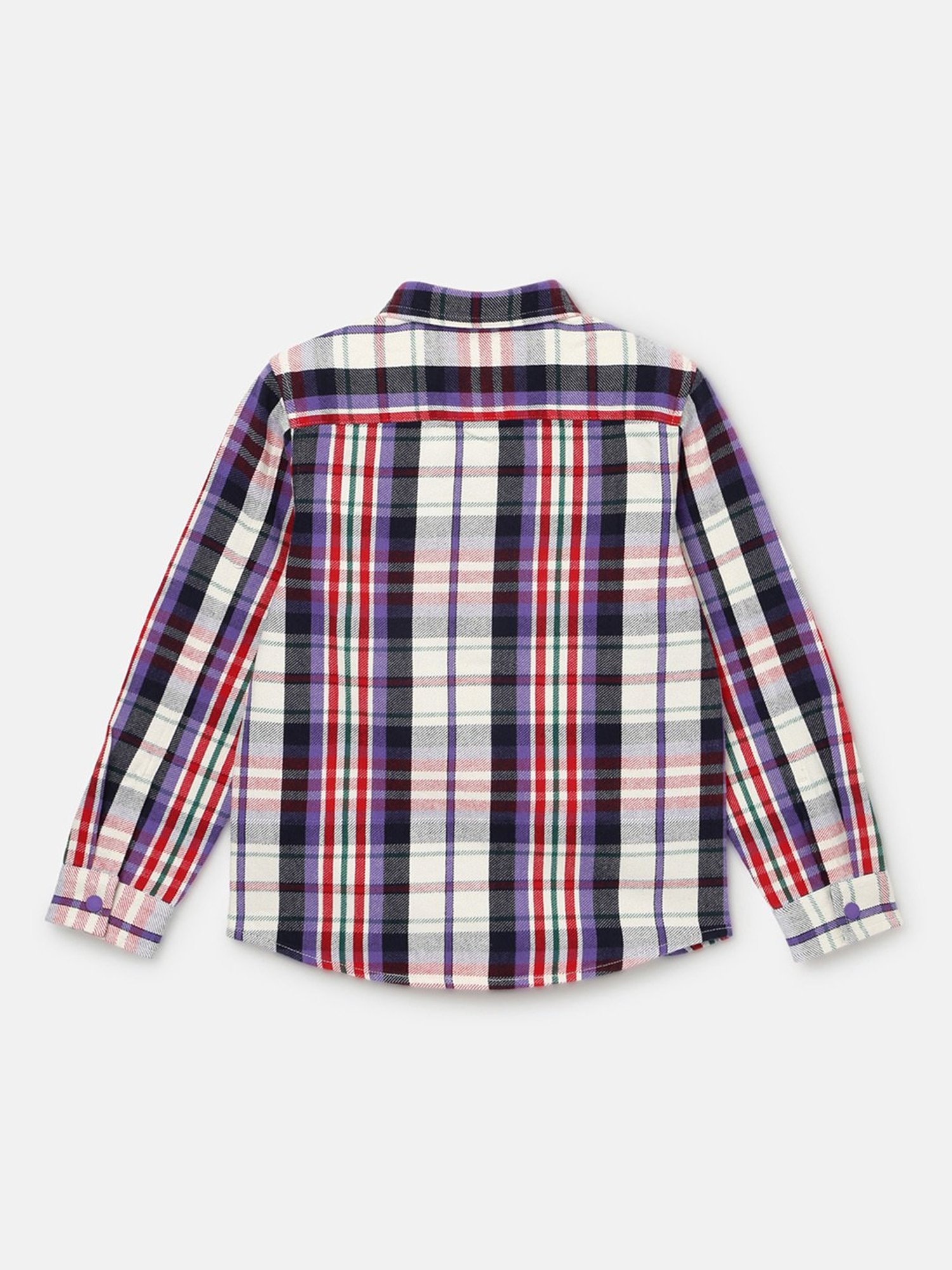 United Colors of Benetton Kids Multicolor Checks Full Sleeves Shirt