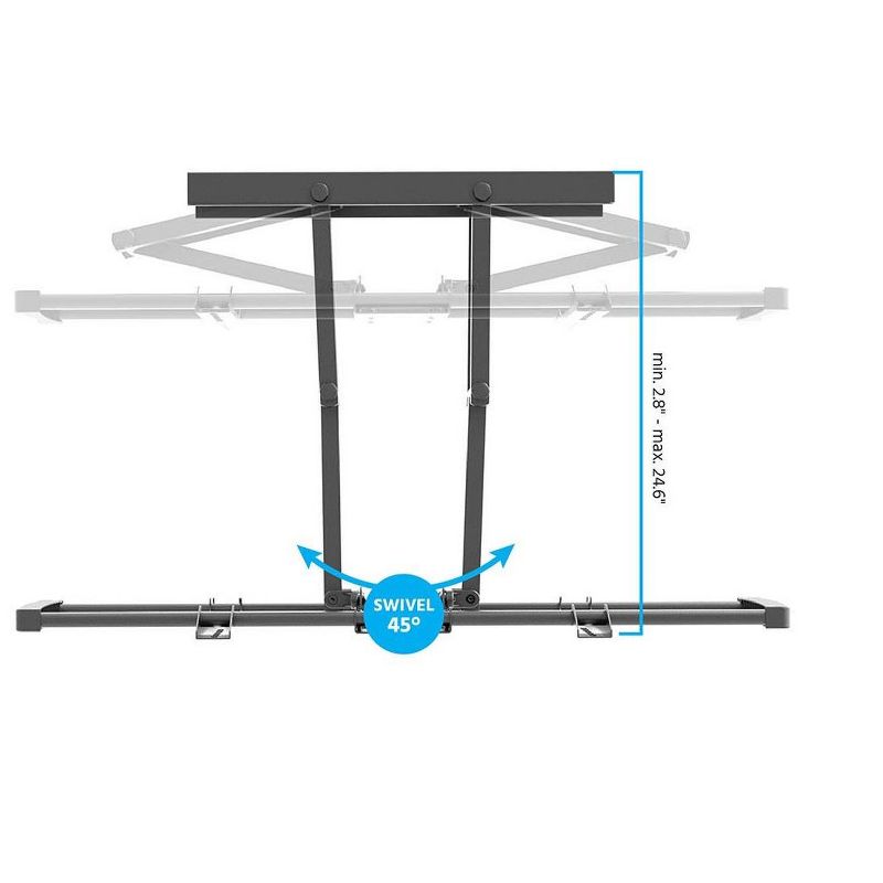 Black Adjustable Tilt/Tilting Wall Mount Bracket for Panasonic Viera TC-P50ST30/TCP50ST30 50" inch Plasma HDTV TV/Television